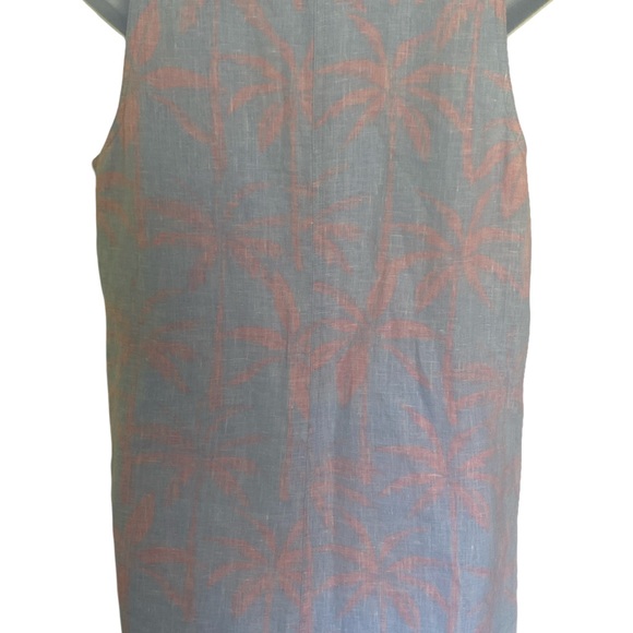 Tommy Bahama Pink blue linen  Dress - M blue pink , linen lined - Picture 4 of 4